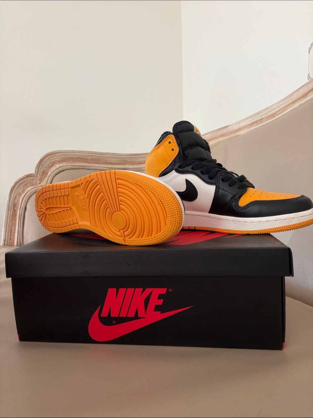 Nike Men’s Air Jordan 1 Low - Black/White/Orange